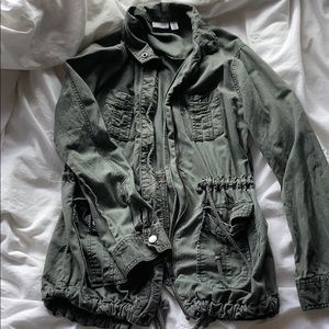 army green jacket